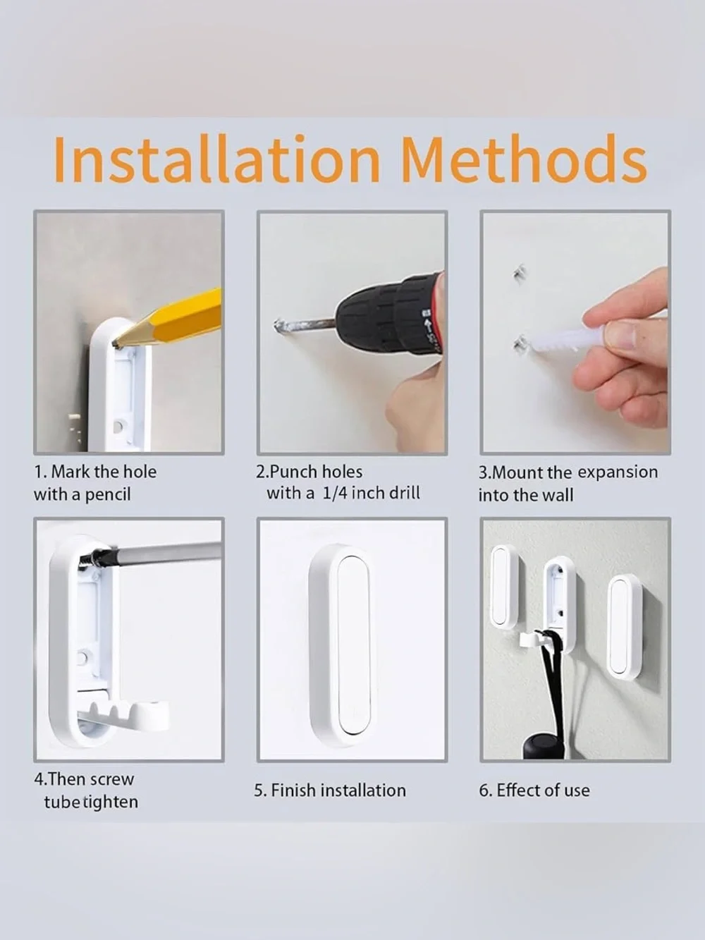 Space Saving Folding Wall Hooks